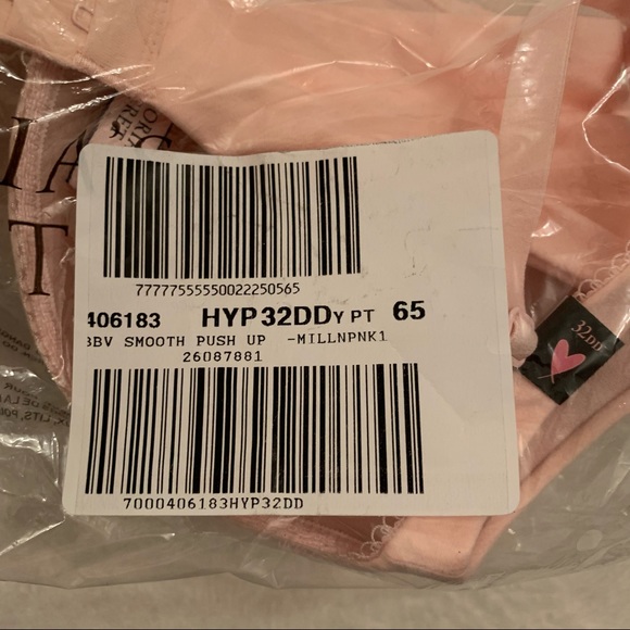 NWT Body by Victoria Secret Push-Up Plunge Bra 32DD - Picture 2 of 11